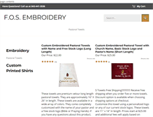 Tablet Screenshot of fosembroidery.com